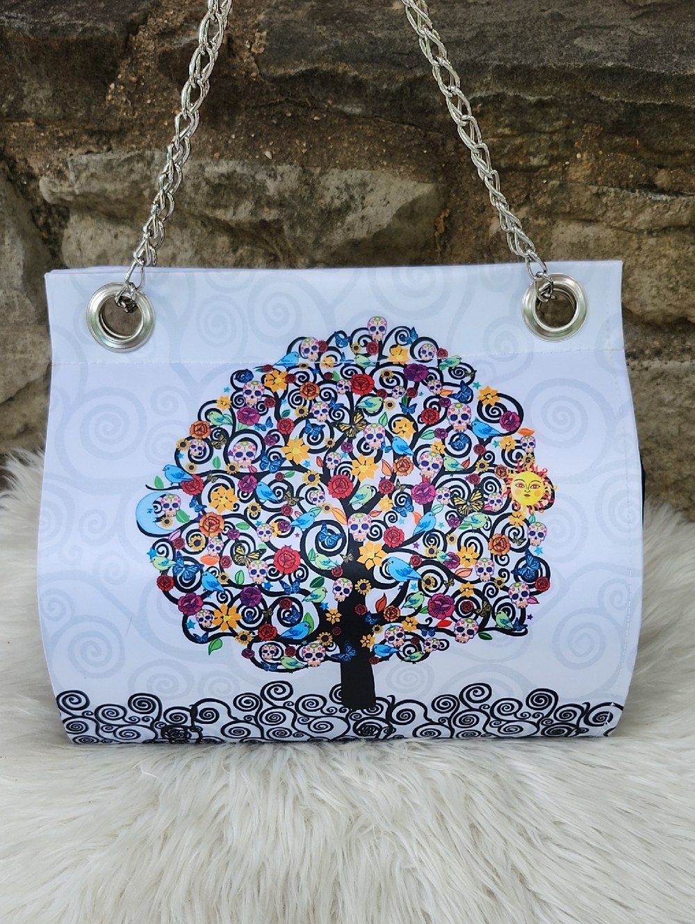 TAWI MEXICAN STRUCTURED SHOULDER BAG